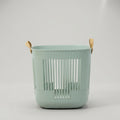 Grey Small Plastic Laundry Basket By Zodiya