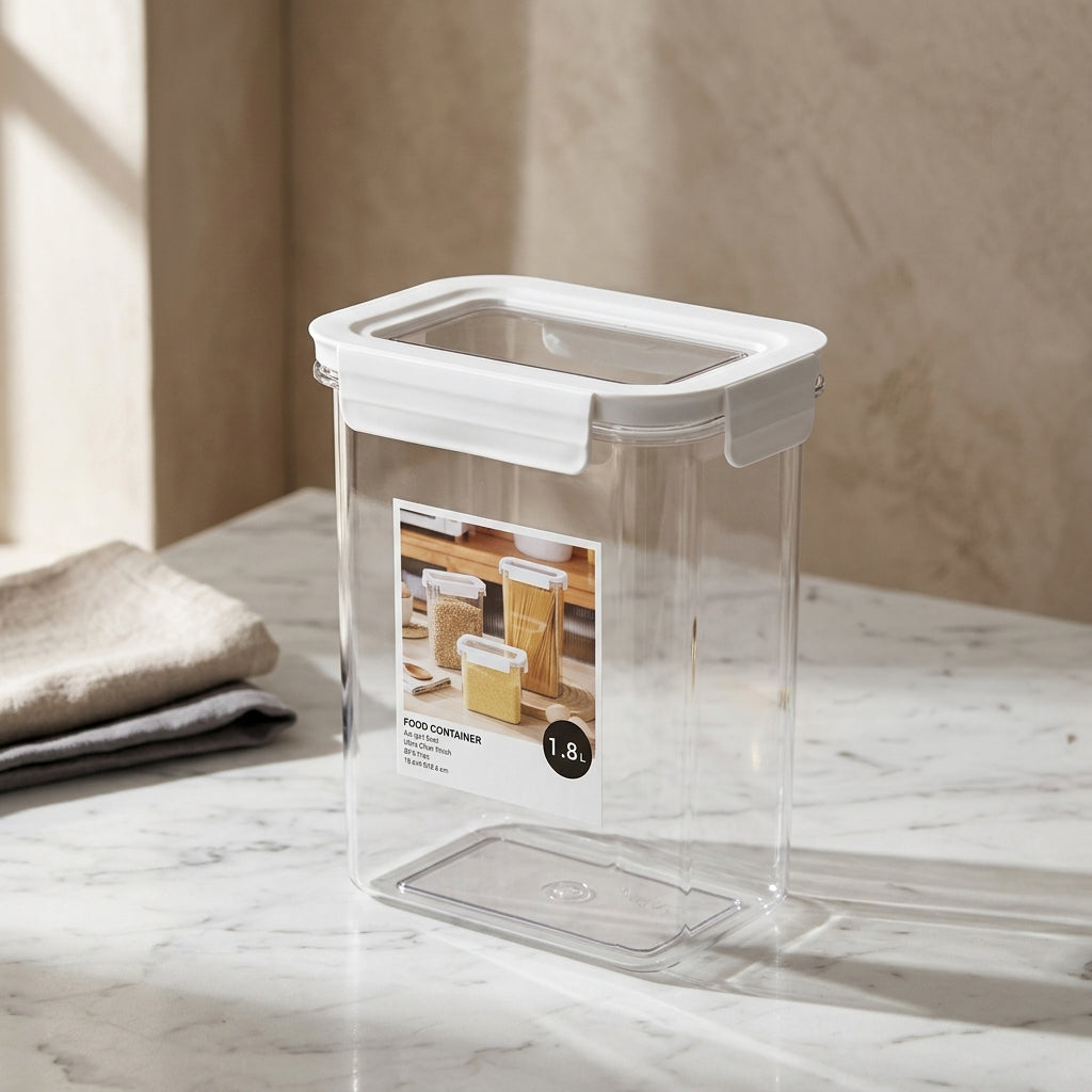 Plastic Food Container Box (1.8 Ltr) By Zodiya