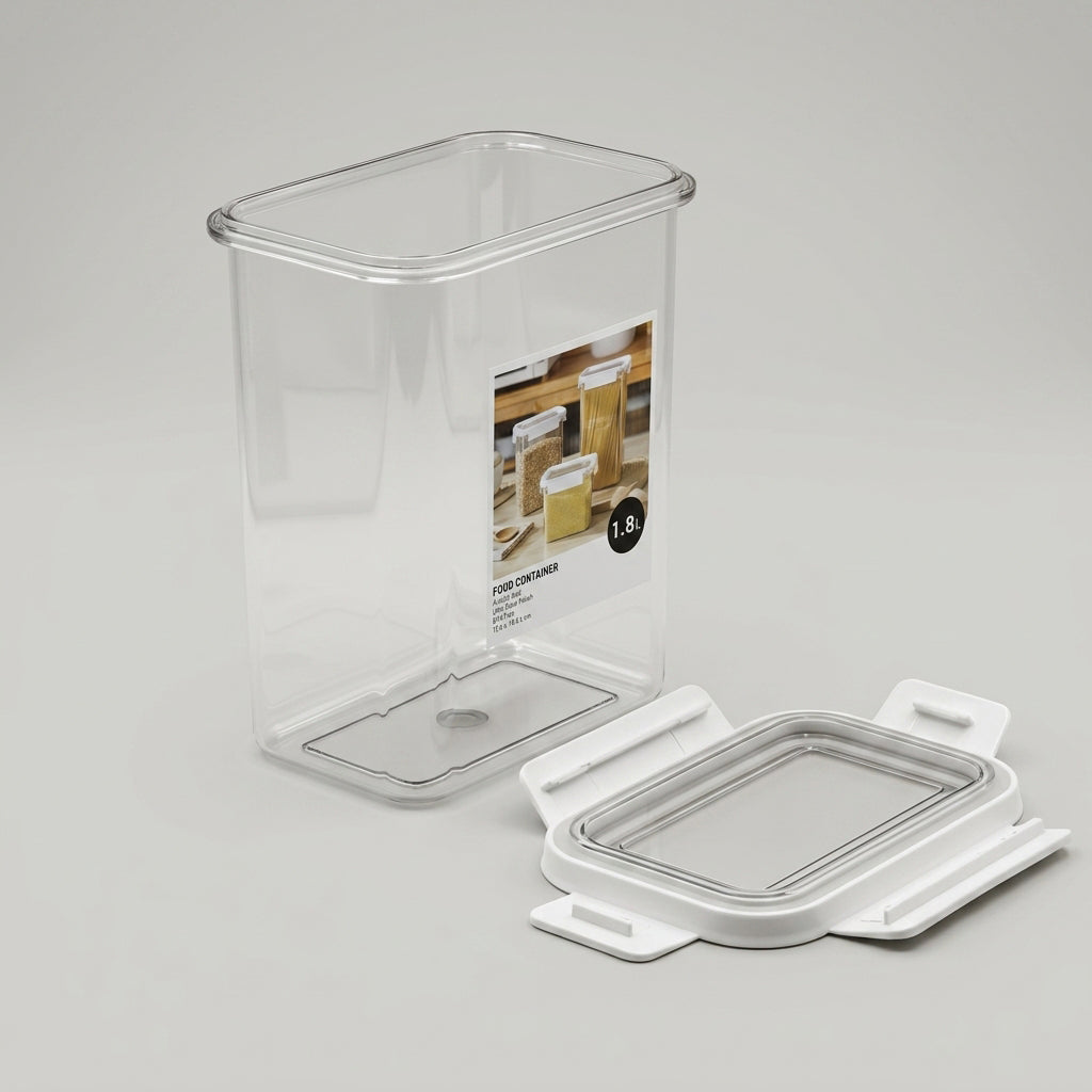 Plastic Food Container Box (1.8 Ltr) By Zodiya