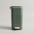 Grey Plastic Trash Bin With Pedal By Zodiya