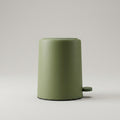 Beige Plastic Trash Bin By Zodiya