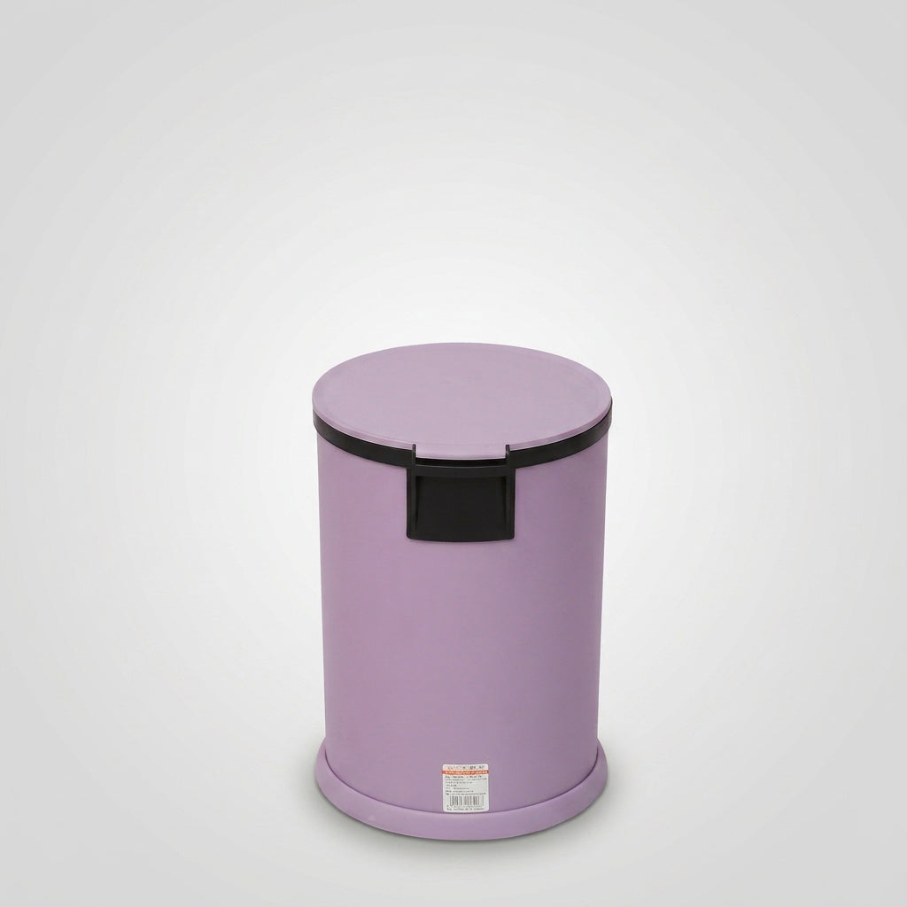 Purple Plastic Trash Bin By Zodiya