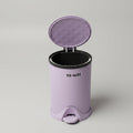 Purple Plastic Trash Bin By Zodiya
