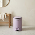 Purple Plastic Trash Bin By Zodiya