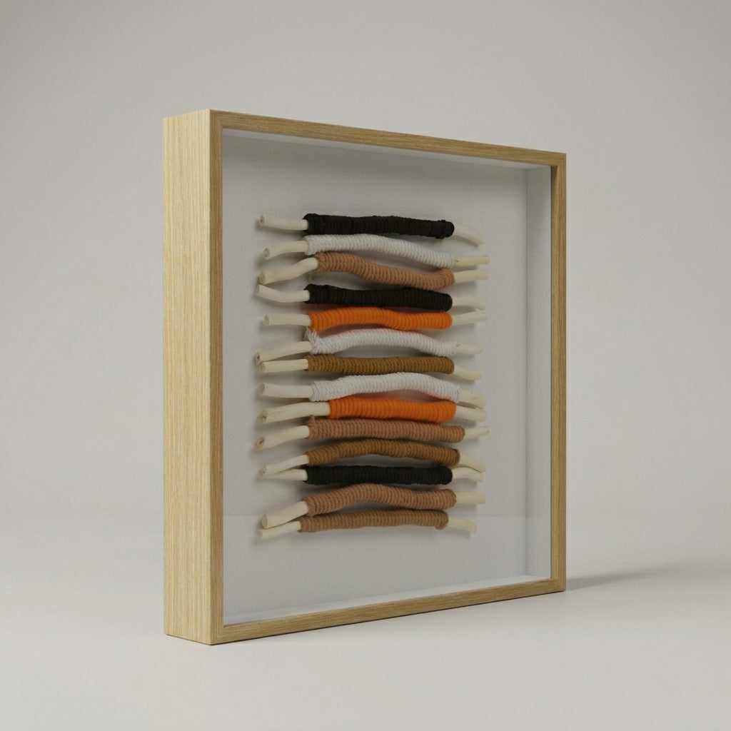 Wooden Picture Frame (Rope Design) By Zodiya