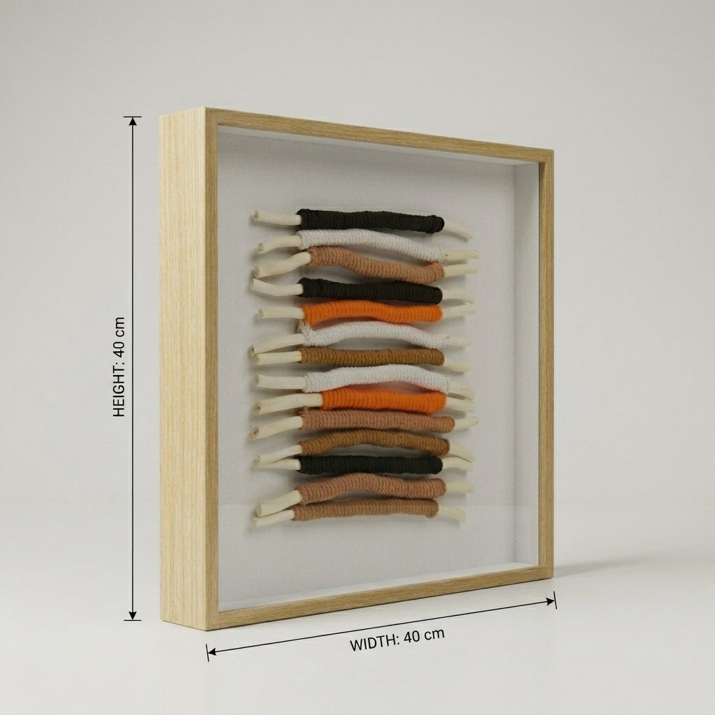 Wooden Picture Frame (Rope Design) By Zodiya