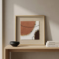 Wooden Frame For Wall (Sand Stone Design) By Zodiya