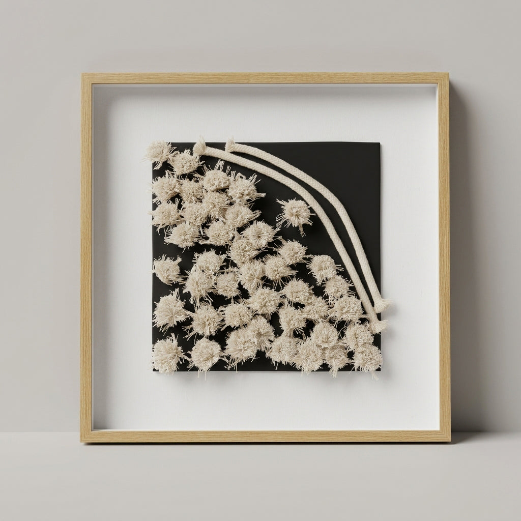 Wooden Wall Frame (Dry Floral Design) By Zodiya