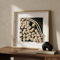 Wooden Wall Frame (Dry Floral Design) By Zodiya