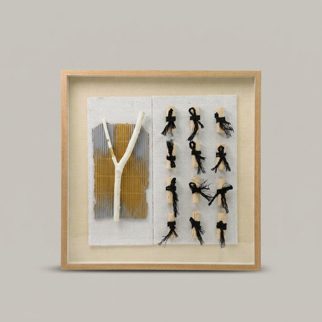 Wooden Frame for Wall (Loom Inspired Design)  By Zodiya
