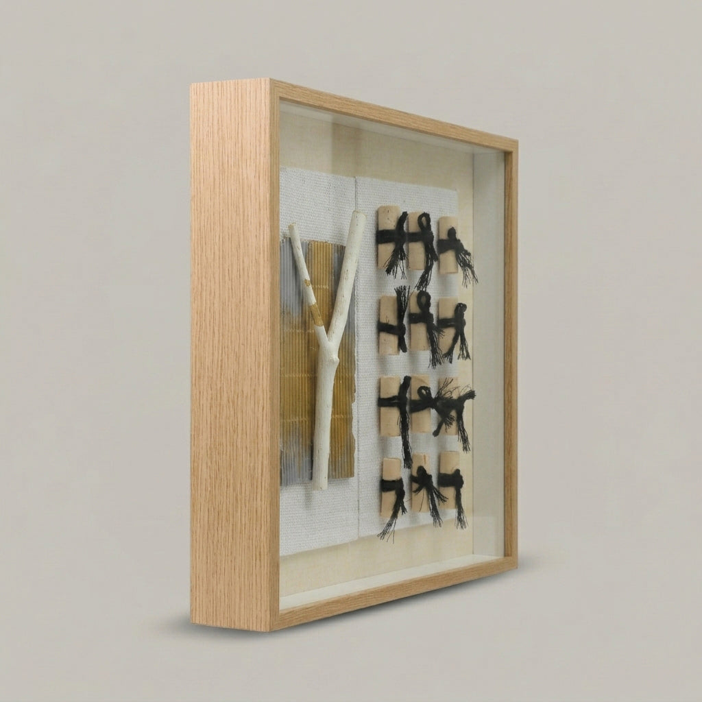 Wooden Frame for Wall (Loom Inspired Design)  By Zodiya