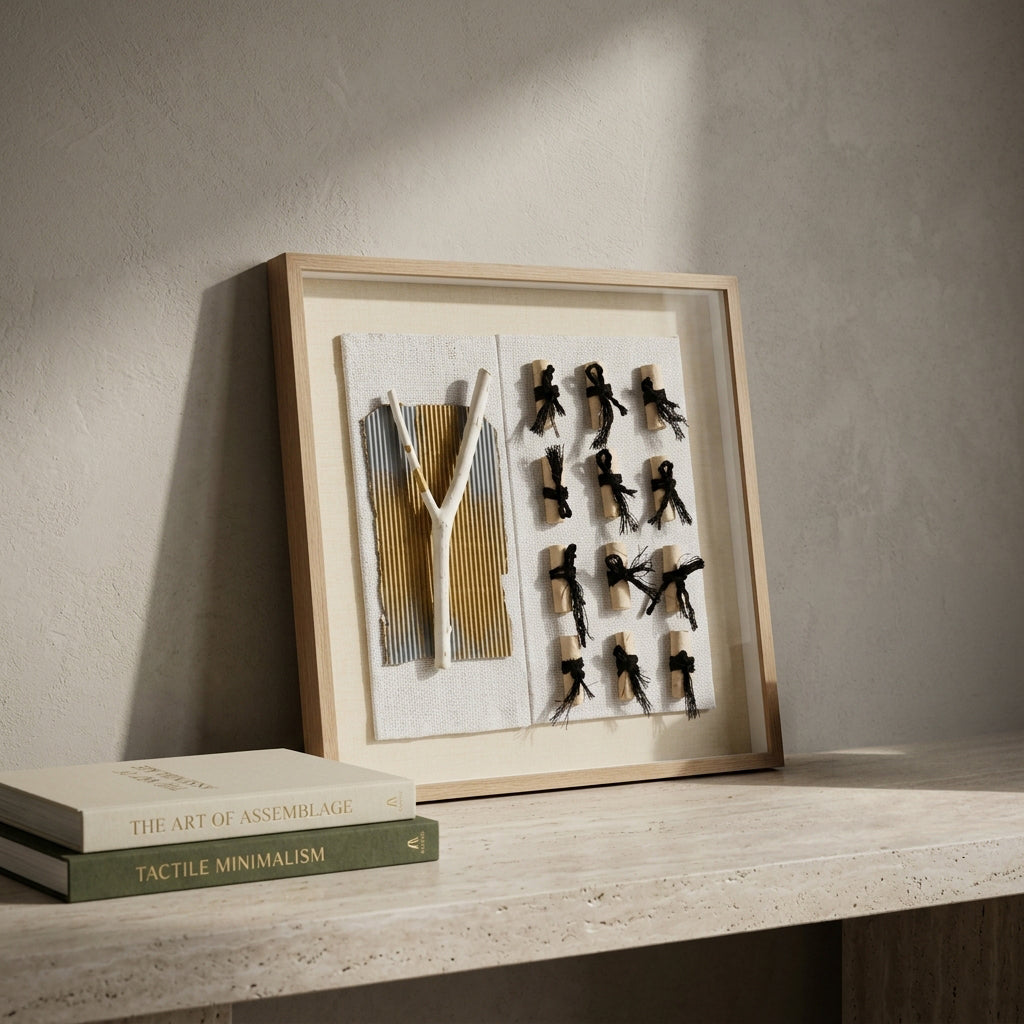 Wooden Frame for Wall (Loom Inspired Design)  By Zodiya