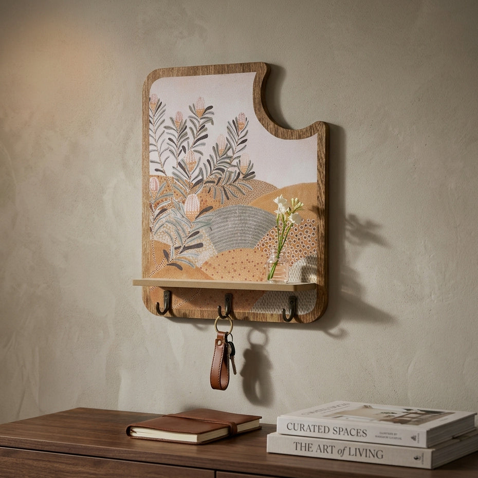 Wooden Key Holder By Zodiya