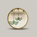 Round Wooden Tree Wall Art Key Holder by Zodiya