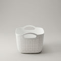 White Multipurpose Organiser Basket By Zodiya