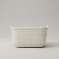 White Multipurpose Organiser Basket By Zodiya