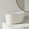 White Organiser Basket (Medium)  By Zodiya