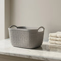 Grey Multipurpose Organiser Basket (large) By Zodiya