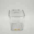 Plastic Refrigerator Storage Box With Botton Drain Button By Zodiya