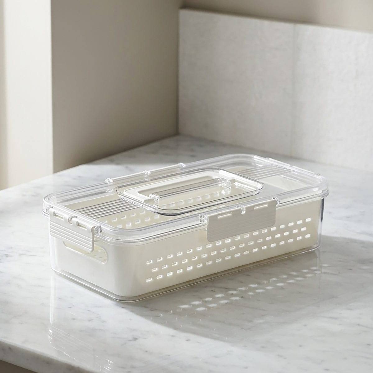 Plastic Large Fridge Organiser Box By Zodiya