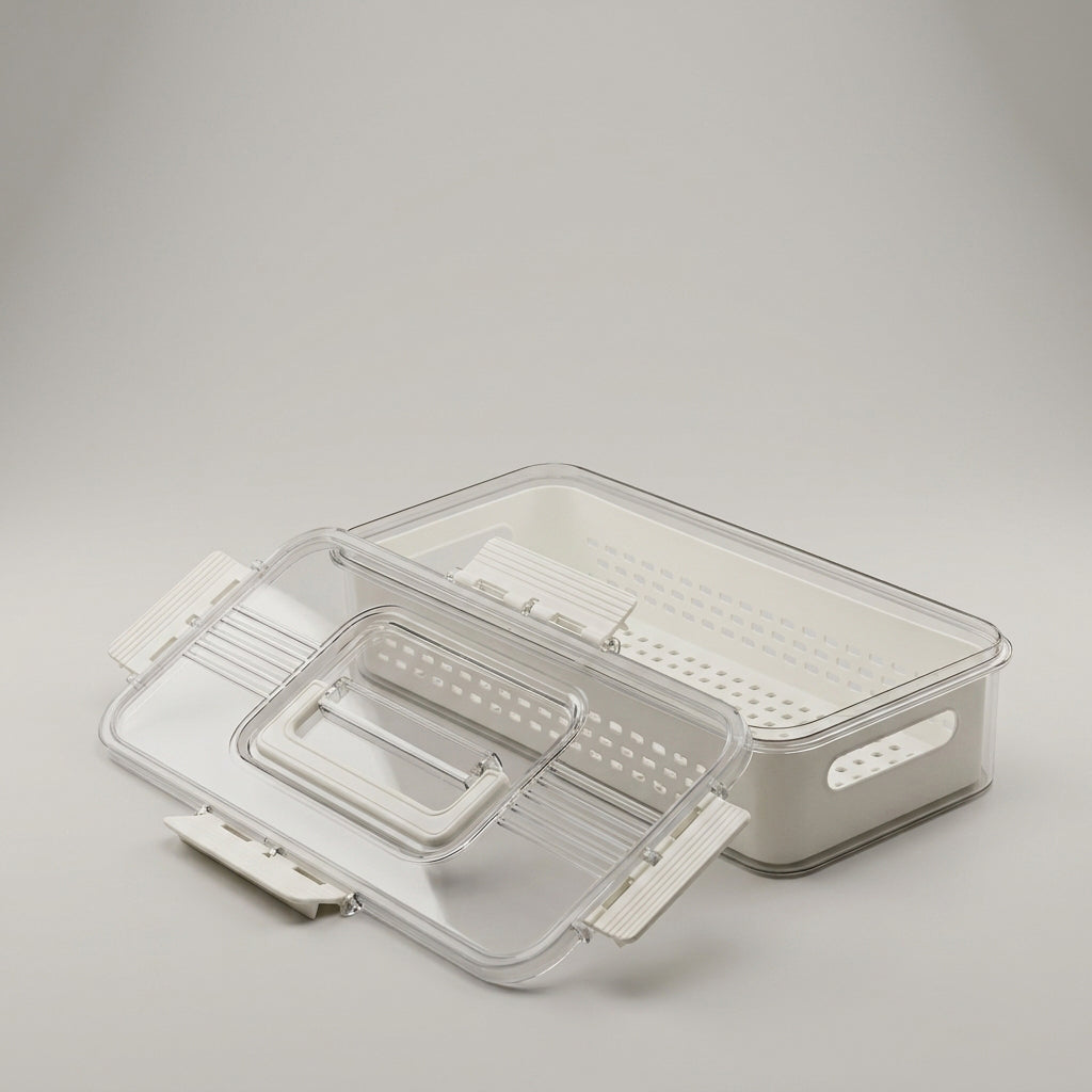 Plastic Large Fridge Organiser Box By Zodiya