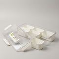 Plastic Fridge Organiser Box (6 Compartments) By Zodiya