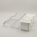 Refrigerator storage box with removable compartments by Zodiya