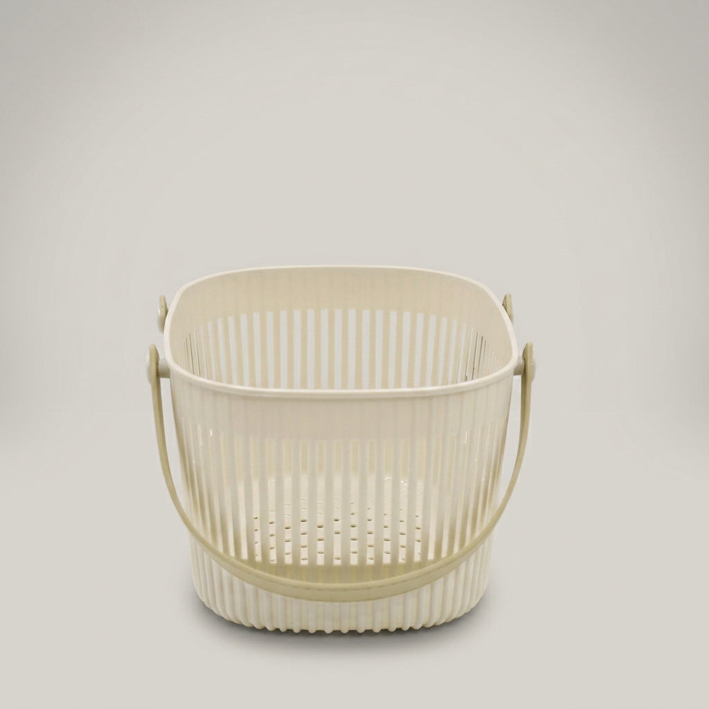Beige Multipurpose Organiser Basket By Zodiya