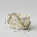 Beige Multipurpose Organiser Basket By Zodiya