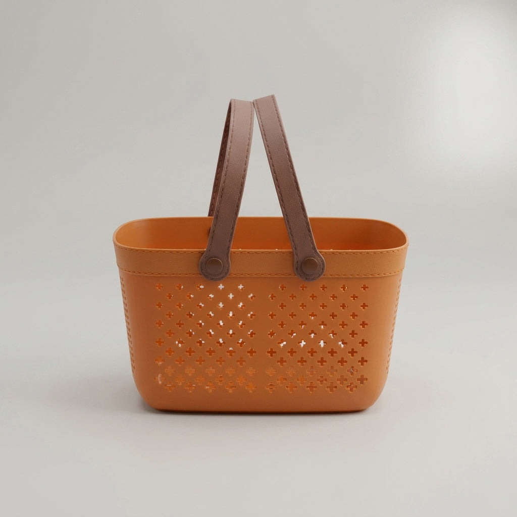 Orange Multipurpose Organiser Basket  By Zodiya