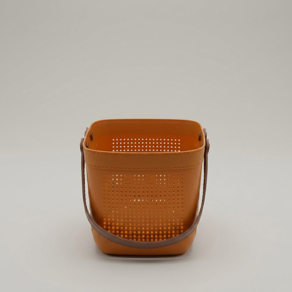 Orange Multipurpose Organiser Basket  By Zodiya