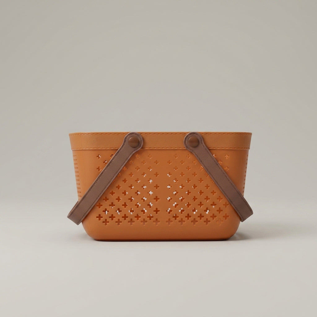 Orange Multipurpose Organiser Basket  By Zodiya
