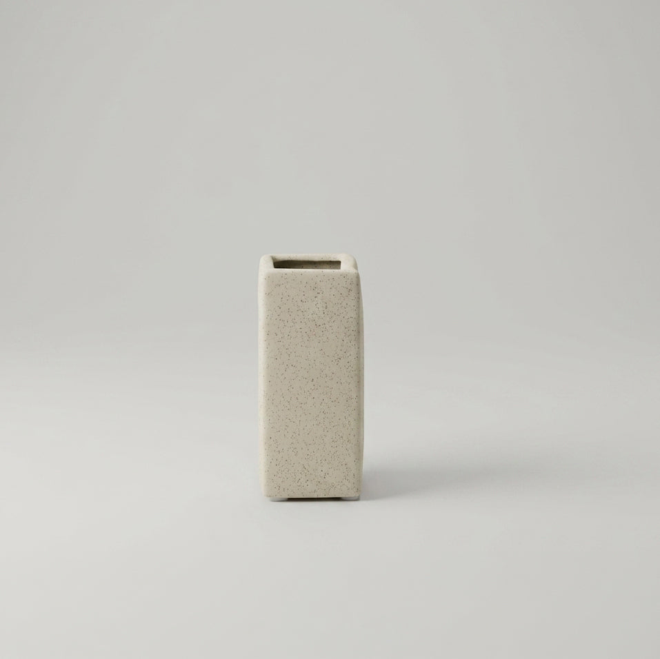 White Ceramic Vase By Zodiya-3