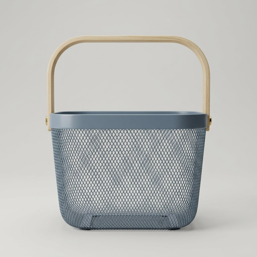 Teal Organiser Basket By Zodiya