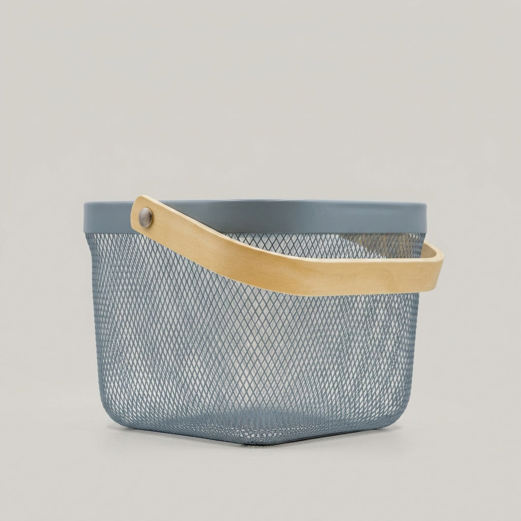 Teal Organiser Basket By Zodiya