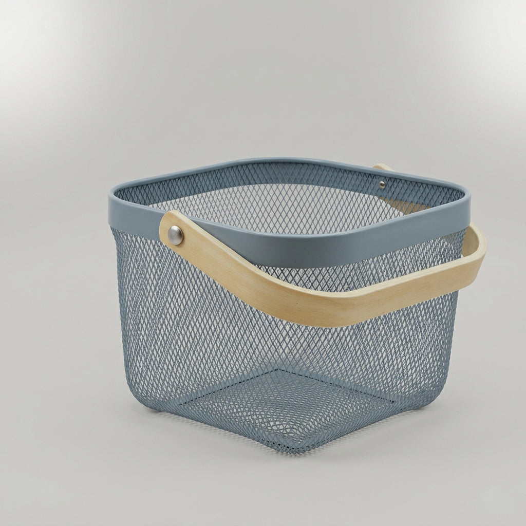 Teal Organiser Basket By Zodiya