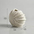 Sea Urchin Shell Flower Vase by Zodiya