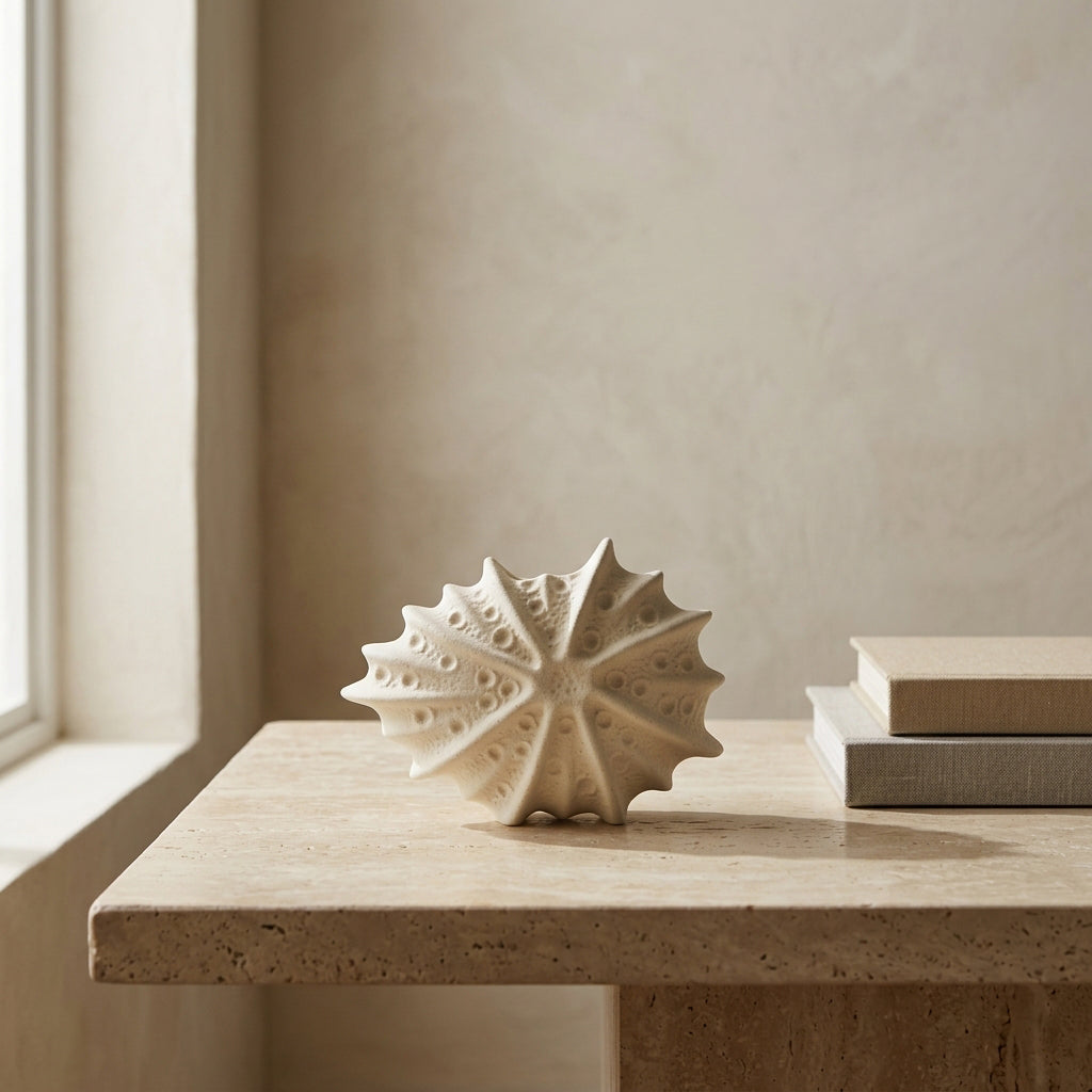 Sea Urchin Shell Flower Vase by Zodiya