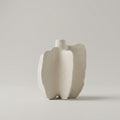 Cream Ceramic Flower Vase by Zodiya