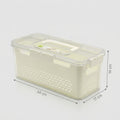 Plastic Large Fridge Storage Box With Lid By Zodiya