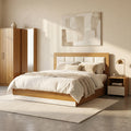 Naila White Queen Engineered Wood Bed With Storage By Zodiya