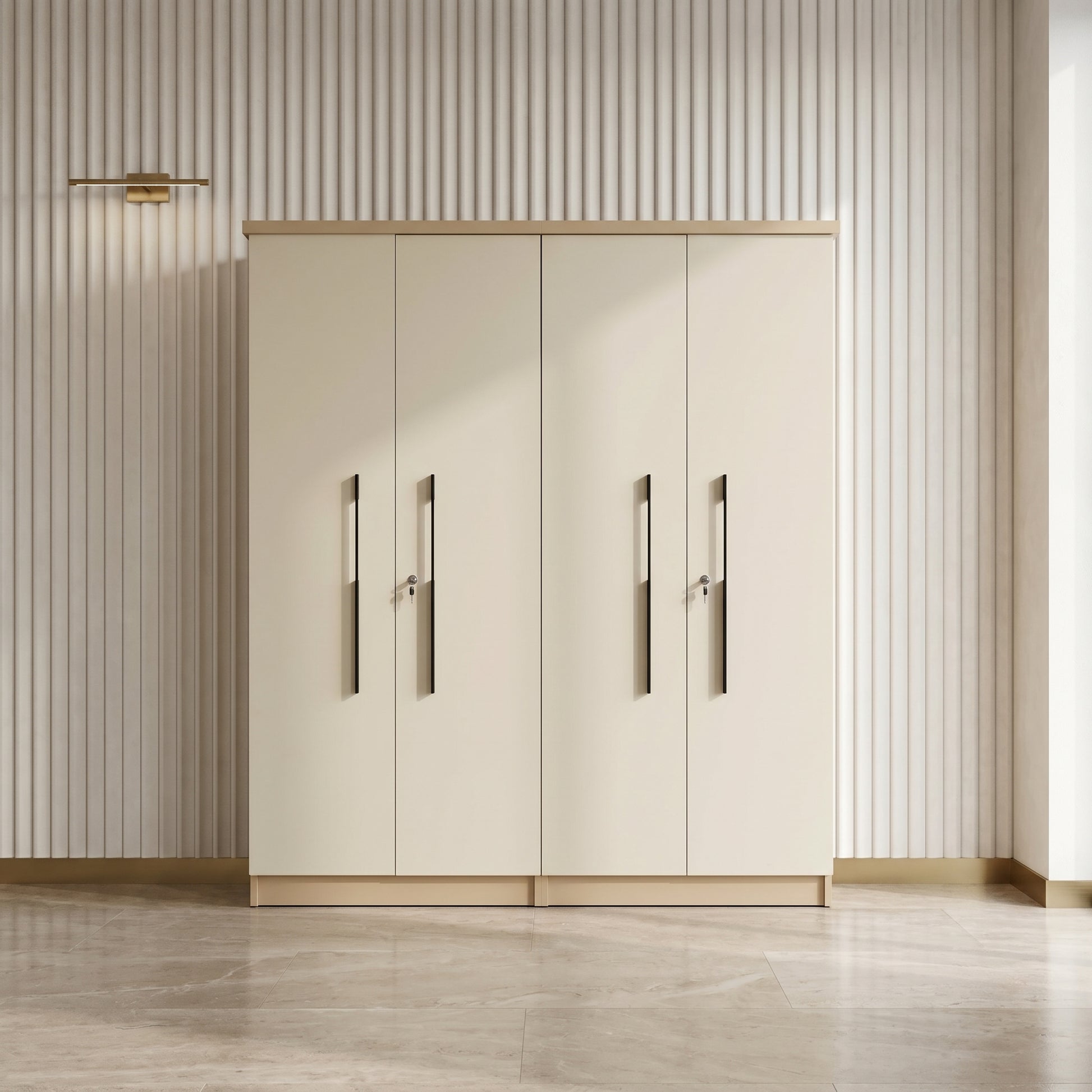 ZDY-DENVER 4 DOOR WARDROBE-18665-1