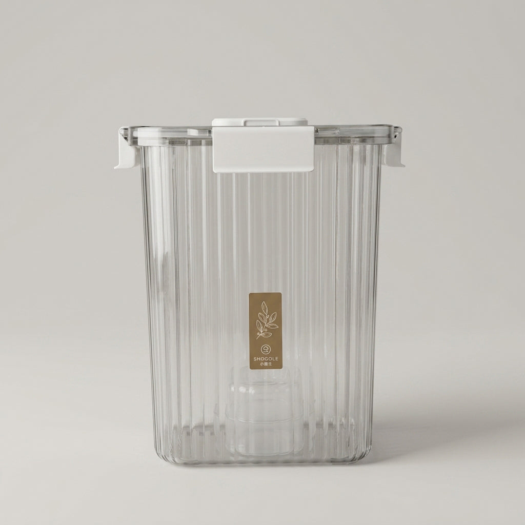 White Large Grain Storage Box by Zodiya