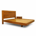 Woodvera Wooden Queen Size Bed with Bedside by Zodiya
