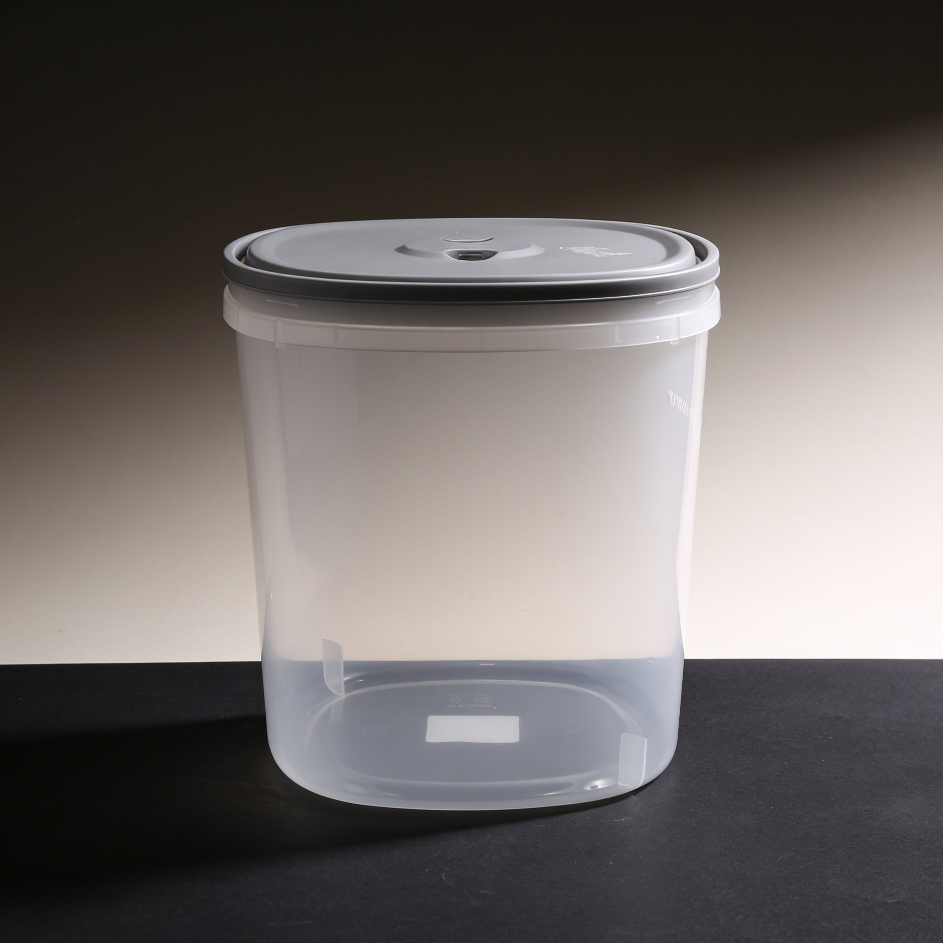 Grain Storage Box with Grey Lid by Zodiya