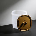 Plastic Grain Storage Box with Brown Lid by Zodiya