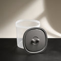 Plastic Grain Storage Box with Grey Lid by Zodiya