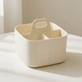 Small White Multi Organiser with 4 Compartments by Zodiya