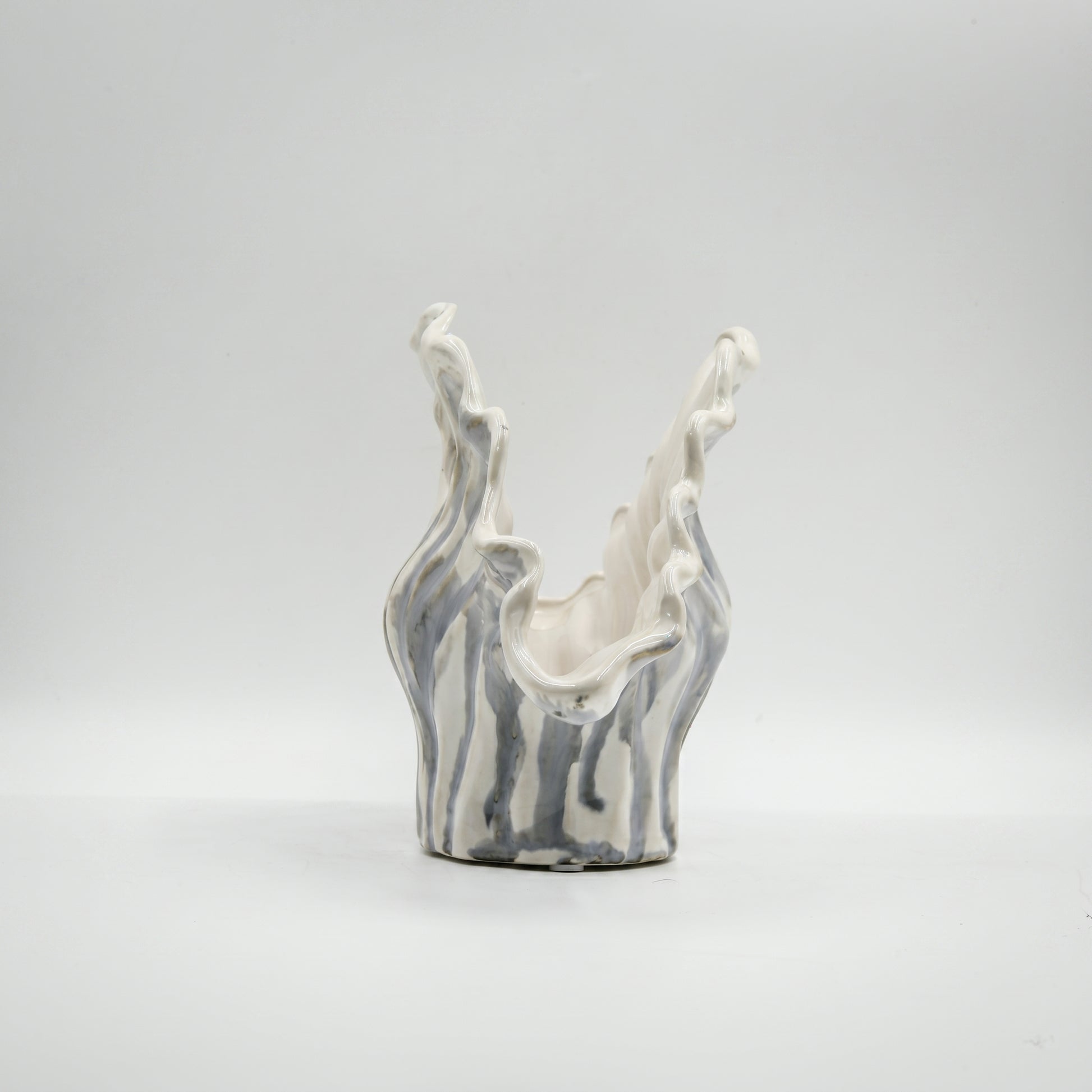 Petal Shape Large Ceramic Flower Vase By Zodiya-4