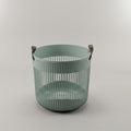Grey Plastic Laundry Basket By Zodiya
